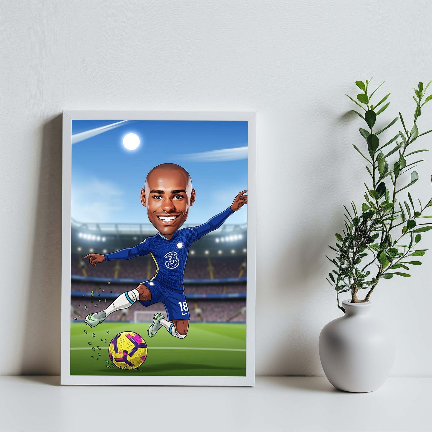 Custom Soccer Caricature Art