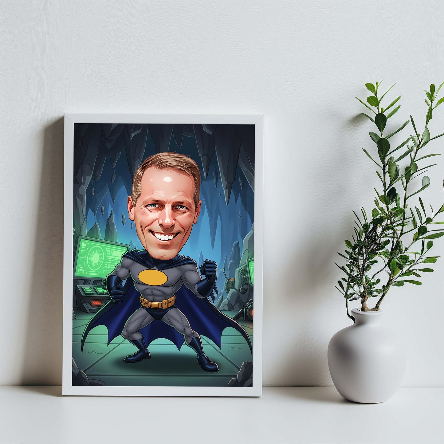 Custom Superhero Cartoon Art