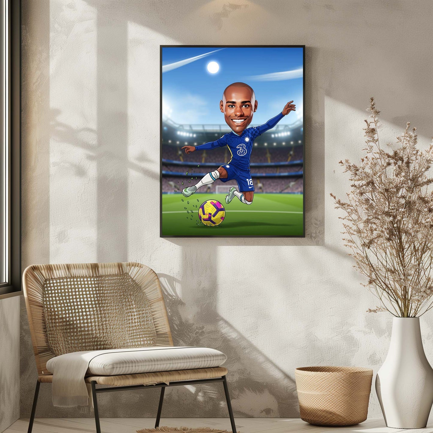 Custom Soccer Caricature Art