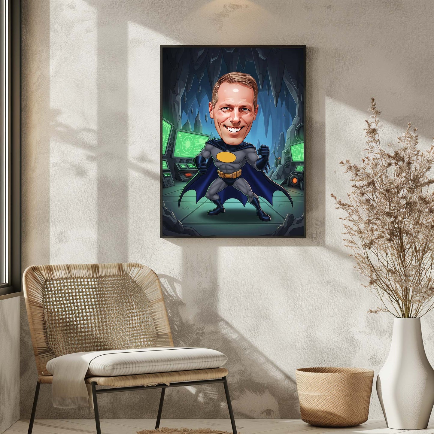 Custom Superhero Cartoon Art
