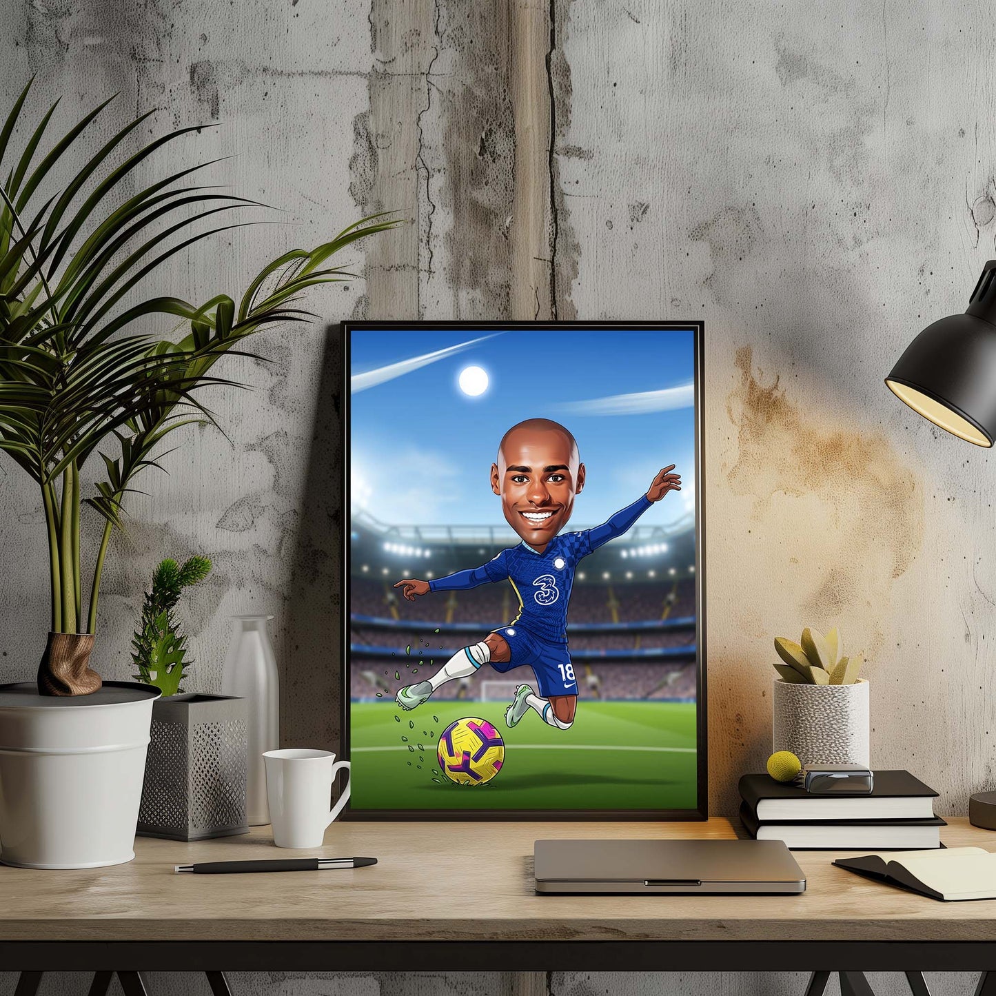 Custom Soccer Caricature Art
