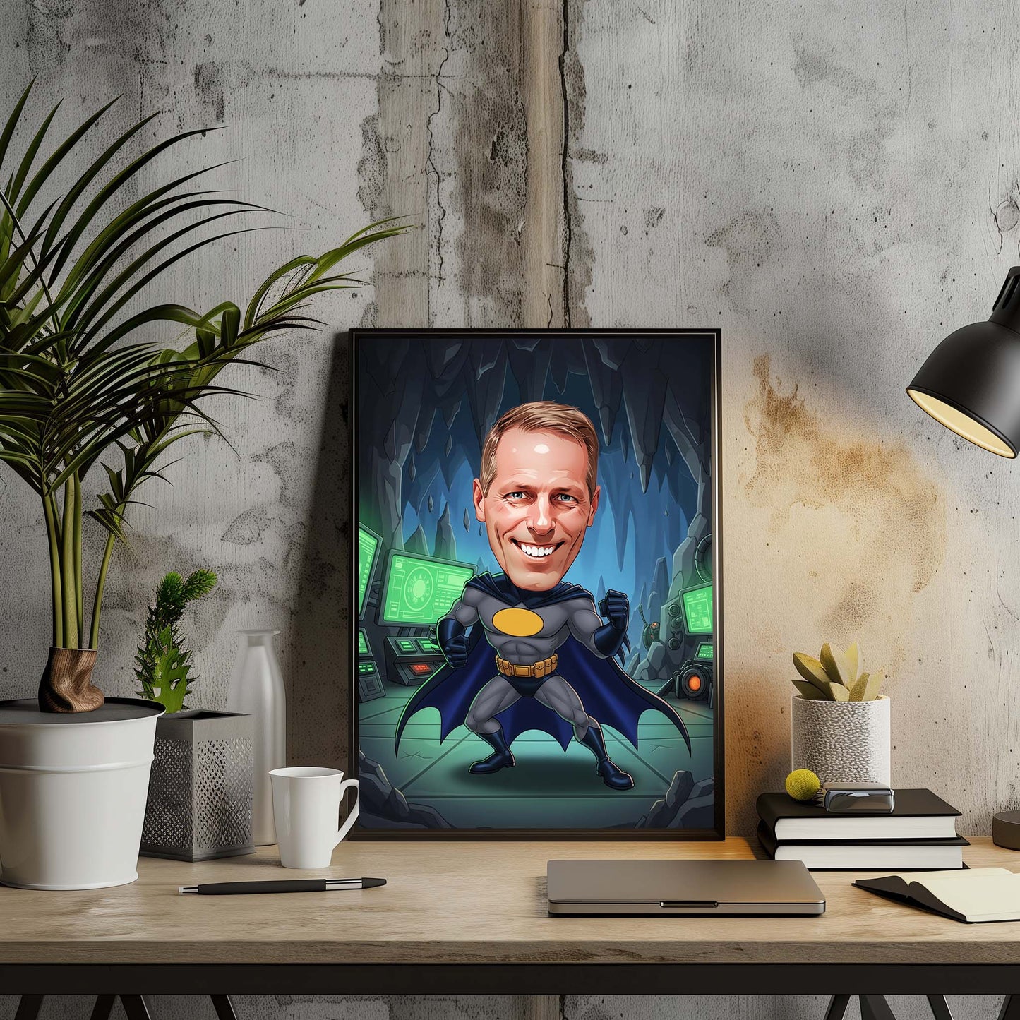 Custom Superhero Cartoon Art