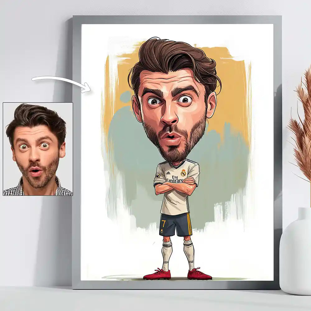 Custom Caricature Cartoon Portrait from Your Photo