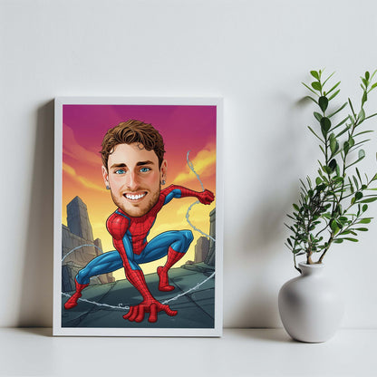 Custom Spiderman Cartoon Art