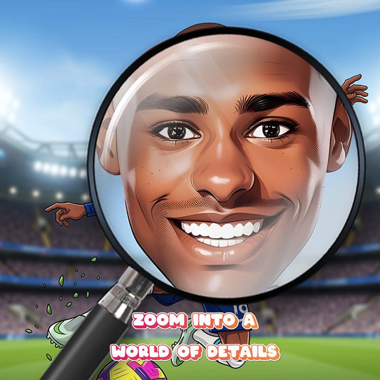 Custom Soccer Caricature Art