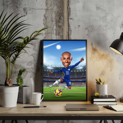 Custom Soccer Caricature Art