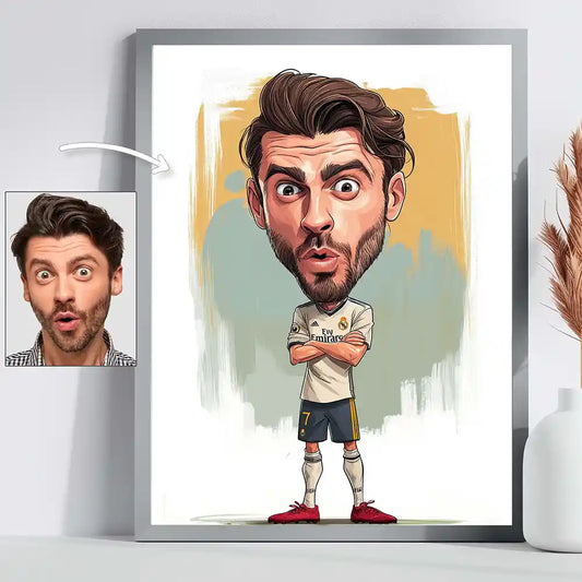 Custom Caricature Cartoon Portrait from Your Photo